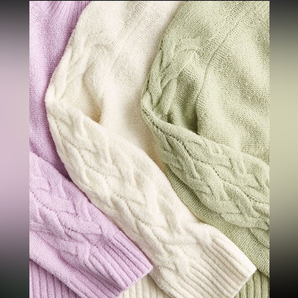 J.Crew Cashmere bouclé cable-sleeve sweater - Picture 3 of 7